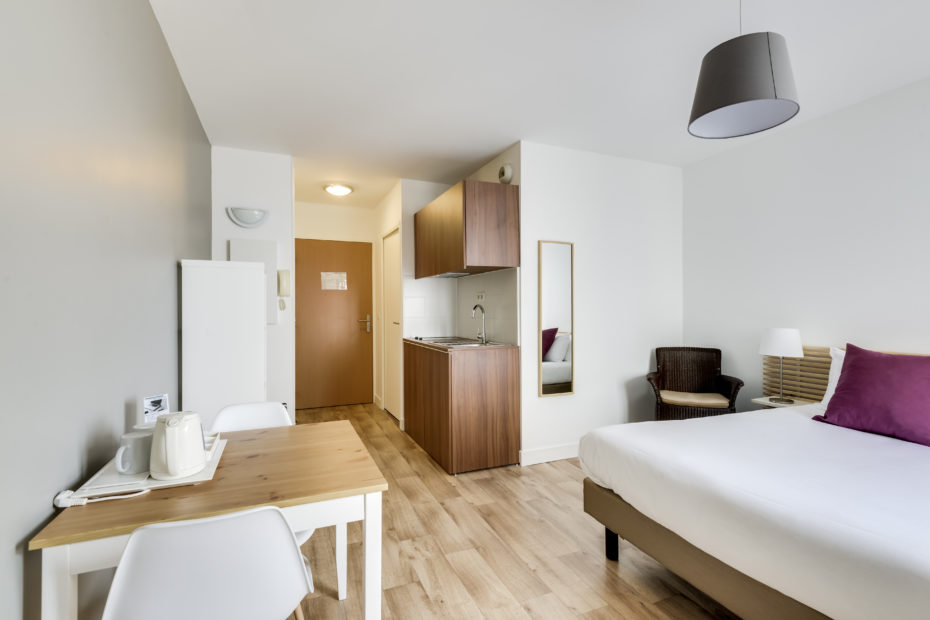 Chambre - Studio Supérieur Double Appart hôtel à Pau Victoria Garden