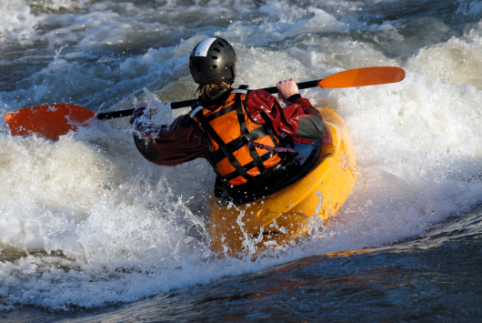 Kayak sur le gave de Pau